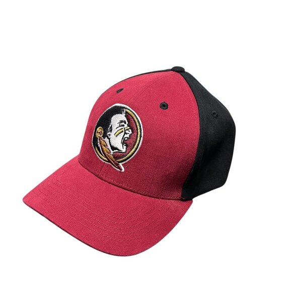 FSU Florida‎ State University Seminoles Logo Adjustable Curved Bill Hat Cap New - Picture 1 of 10